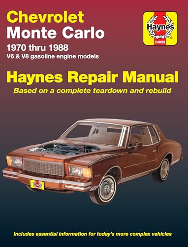Chevrolet Monte Carlo 1970 thru 1988 (Haynes Manuals)